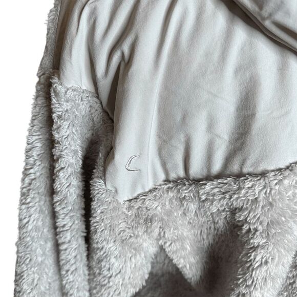 Ziya storm sherpa block small full zip grey hoodie jacket - Picture 11 of 13